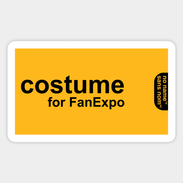 No Name Costume (for FanExpo) Magnet by BishopCras